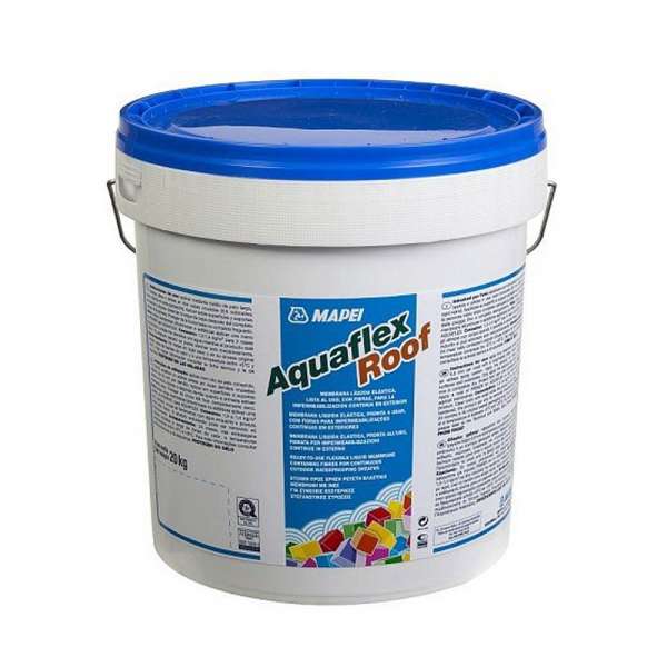 Mapei Aquaflex Roof Plus HR tetőszigetelő bevonat extra-fehér