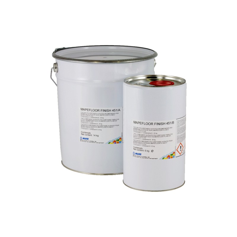 Mapei Mapefloor Finish 451 Kétkomponensű poliuretán záróbevonat 20 kg