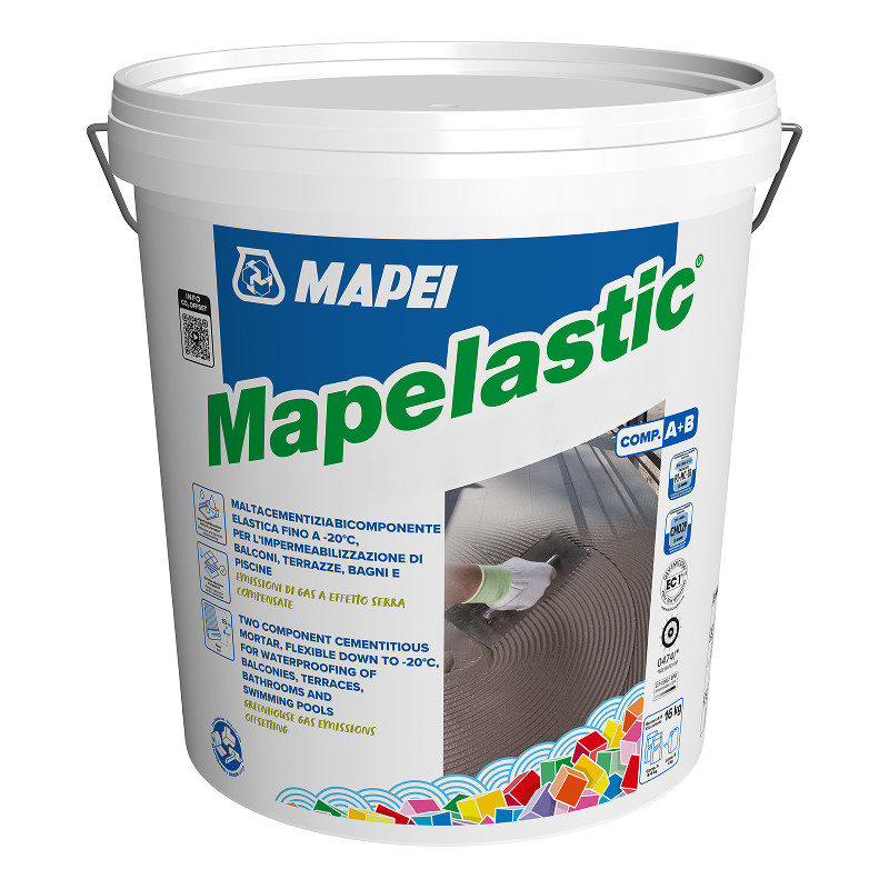 Mapei Mapelastic kétkomponensű kenhető vízszigetelő habarcs