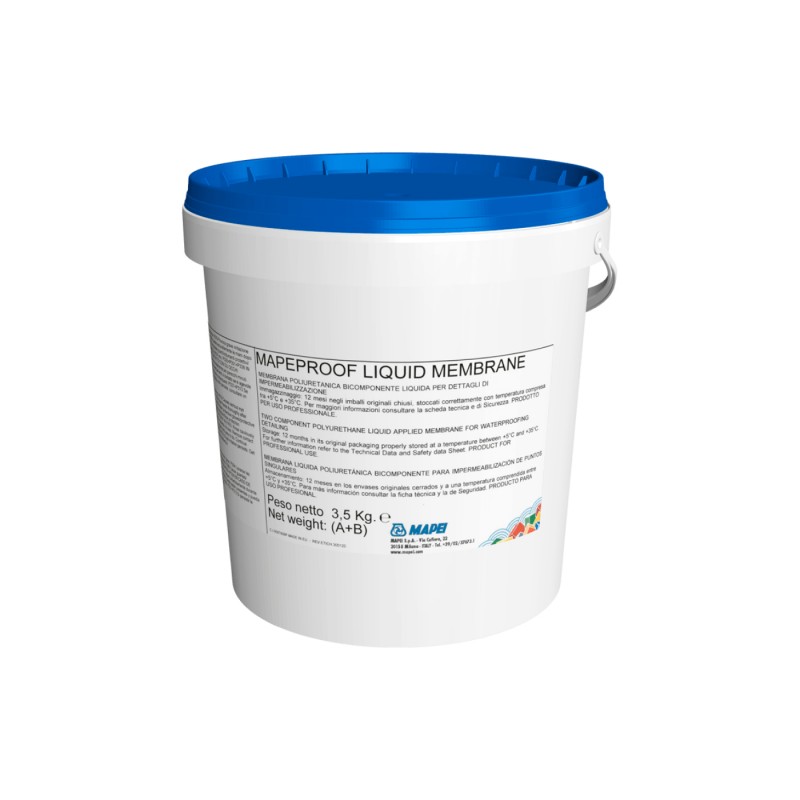 Mapei Mapeproof Liquid Membrane Kétkomponensű, poliuretán vízszigetelő bevonat 3,5 kg