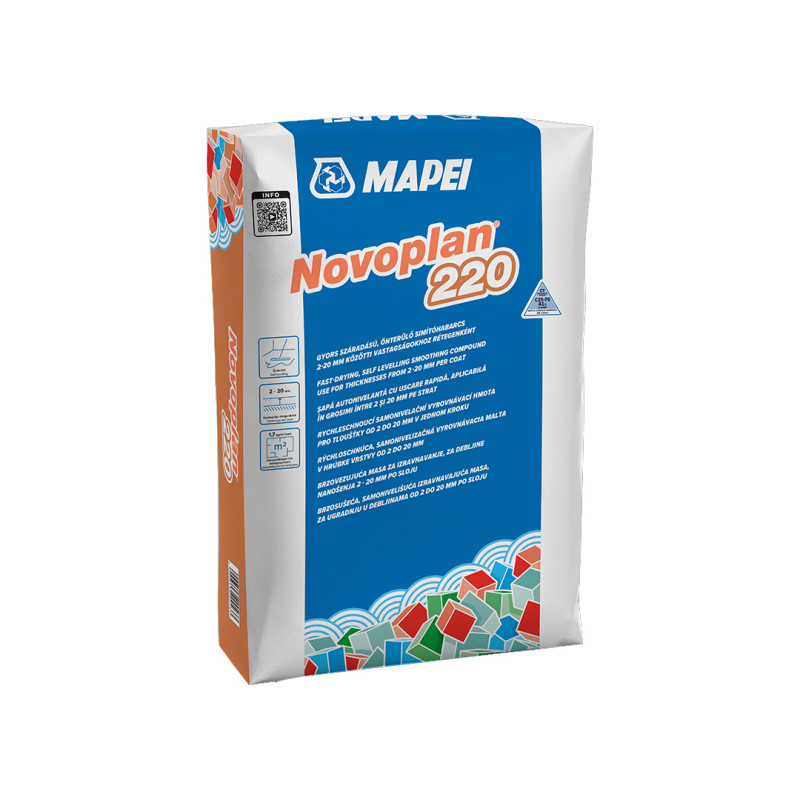 Mapei Novoplan 220 önterülő aljzatkiegyenlítő - 25 kg