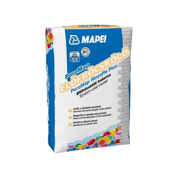 Mapei Poromap Rinzaffo Plus előfröcskölő - 25 kg