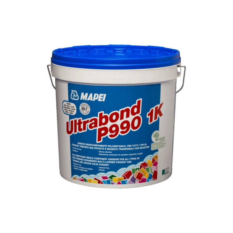 Mapei Ultrabond P990 1K bézs ragasztó faanyagú padlóhoz