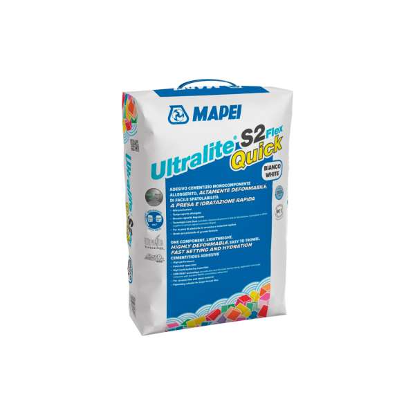 Ultralite S2 Flex Quick fehér ragasztóhabarcs - 15 kg