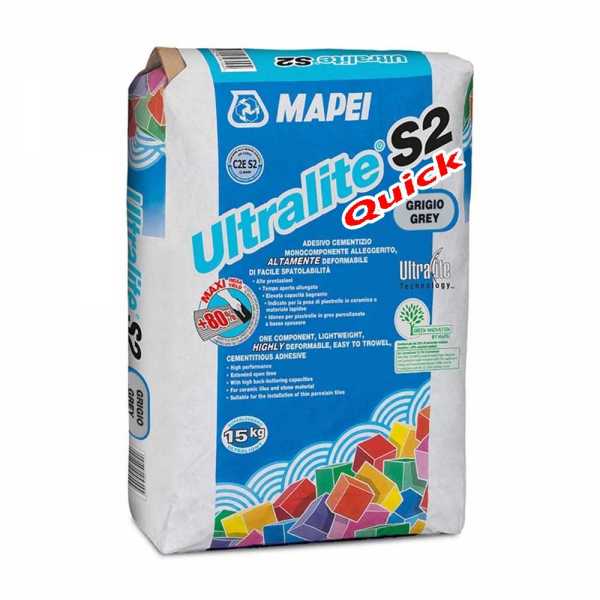 Mapei Ultralite S2 Quick Flex ragasztóhabarcs - 15 kg