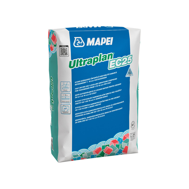 Mapei Ultraplan EC25 önterülő aljzatkiegyenlítő simítóhabarcs - 23 kg