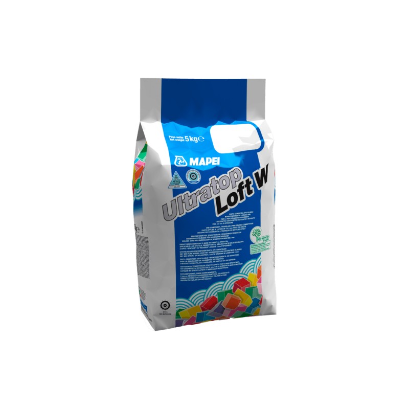 Mapei Ultratop Loft W Egykomponensű, finom textúrájú cementkötésű paszta